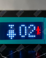 Индикатор лифтовый кабинный ИЛК-05,  ZCA25140S2, СПСТ 464 340 046, OTIS
