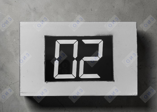 Индикатор лифтовый шахтный HPI б/ч,  пл. 447, ZAA23600AZ1, OTIS