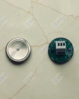 Кнопка с гайкой КЛ-300-043 VR без  подсветки (точка), плата 173, OTIS